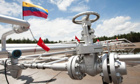 Oil Production in Venezuela : Oil camp in Morichal district of Orinoco Oil Belt, Monagas state