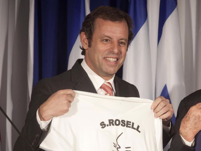 Sandro Rosell, Shimon Peres