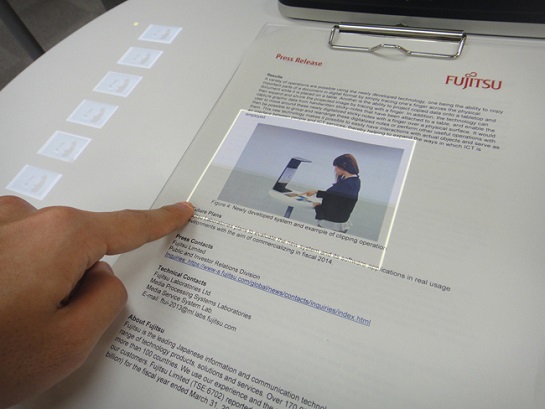 Fujitsu-touchscreen-interface-for-paper