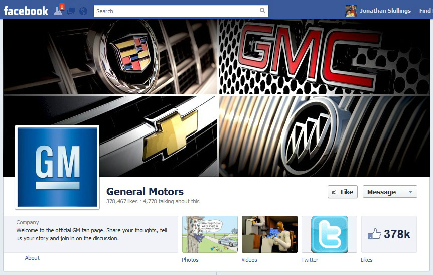 GM_Facebook_page