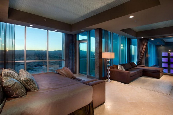 The One and Only Las Vegas SkySuite Plush, Private, Perfect Three Floor Penthouse on the world famous Las Vegas Strip, put simply, goes all in on luxury.