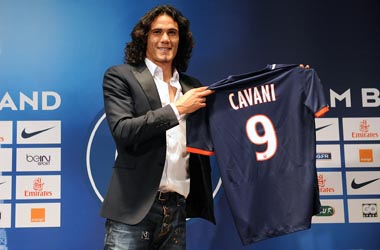 New Paris Saint-Germain Forward Edinson Cavani Attends Press Conference