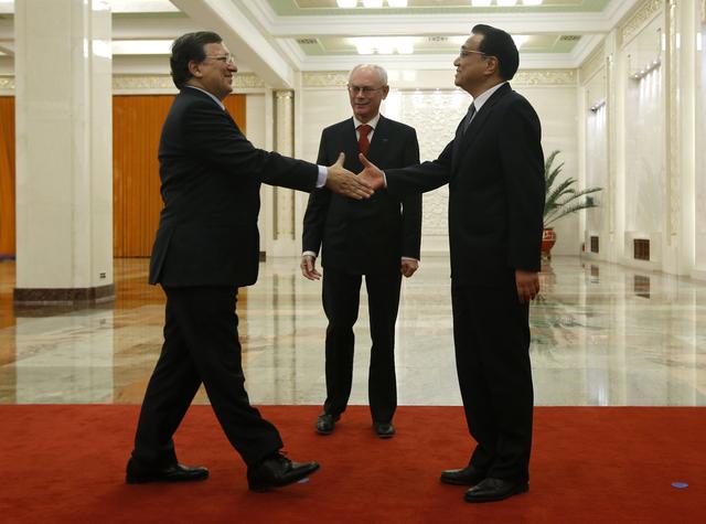Li Keqiang, Jose Manuel Barroso, Herman Van Rompuy