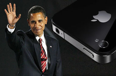 Obama-iPhon5