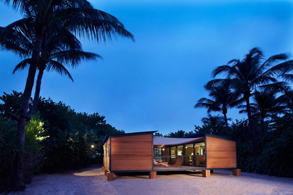 Louis Vuitton builds a 1930-inspired Perriand beach house in Miami