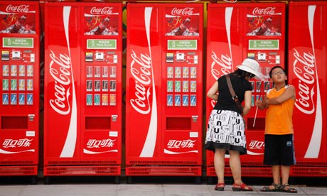 Coca-Cola vending machines at the Beijing Olympics