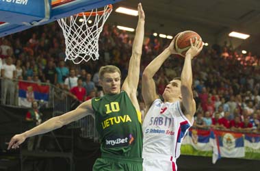 Basketball, Eurobasket, Slovenia 2013, Jesenice, Lithuania, Serbia