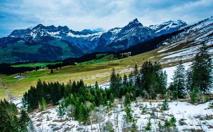 Switzerland --- Switzerland - Titlis - snow mountain --- Image by © Top Photo Corporation/Corbis