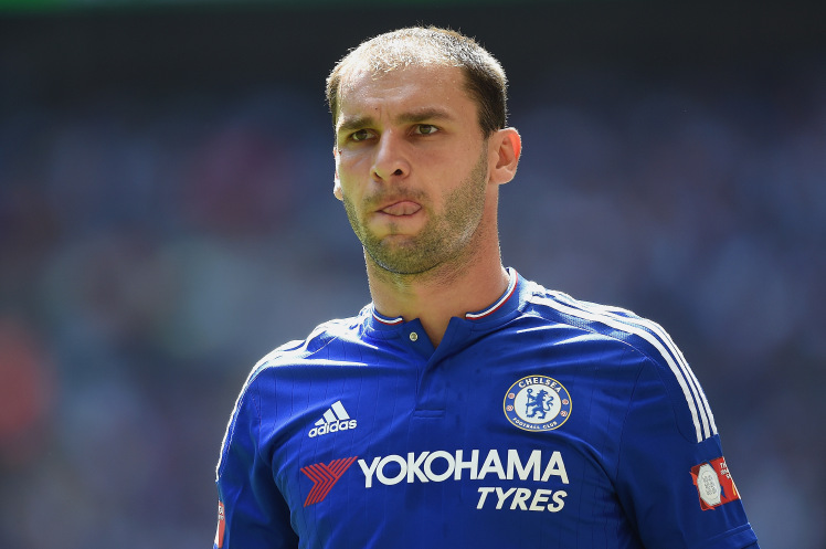 LONDON, ENGLAND - AUGUST 02: Branislav Ivanovic of Chelsea looks on during the FA Community Shield match between Chelsea and Arsenal at Wembley Stadium on August 2, 2015 in London, England. (Photo by Michael Regan - The FA/The FA via Getty Images)