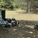Први Мај помина, ѓубрето остана – шумата над Кучково претворена во дива депонија(ФОТО)